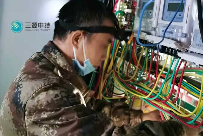 智能熱水表抄表管理解決方案_預付費電表_智能電表_天津三源申特電表